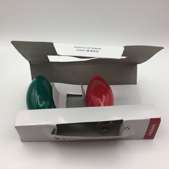 Christmas 8 Replacement C9 Bulbs 7 Watt Outdoor Lights Red Green Blue Orange - Picture 11 of 12